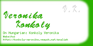 veronika konkoly business card